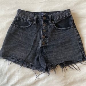 Abercrombie Natural Rise Denim Shorts